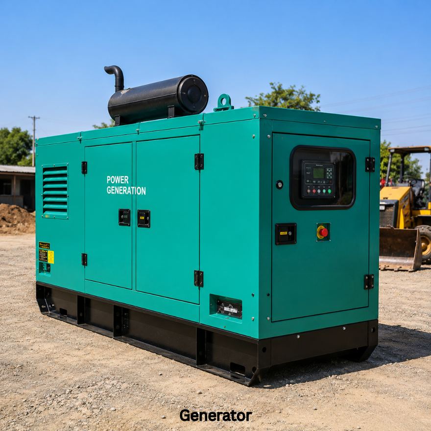 Plant machinery and vehicles at the Balkapara camp — 5 of 10