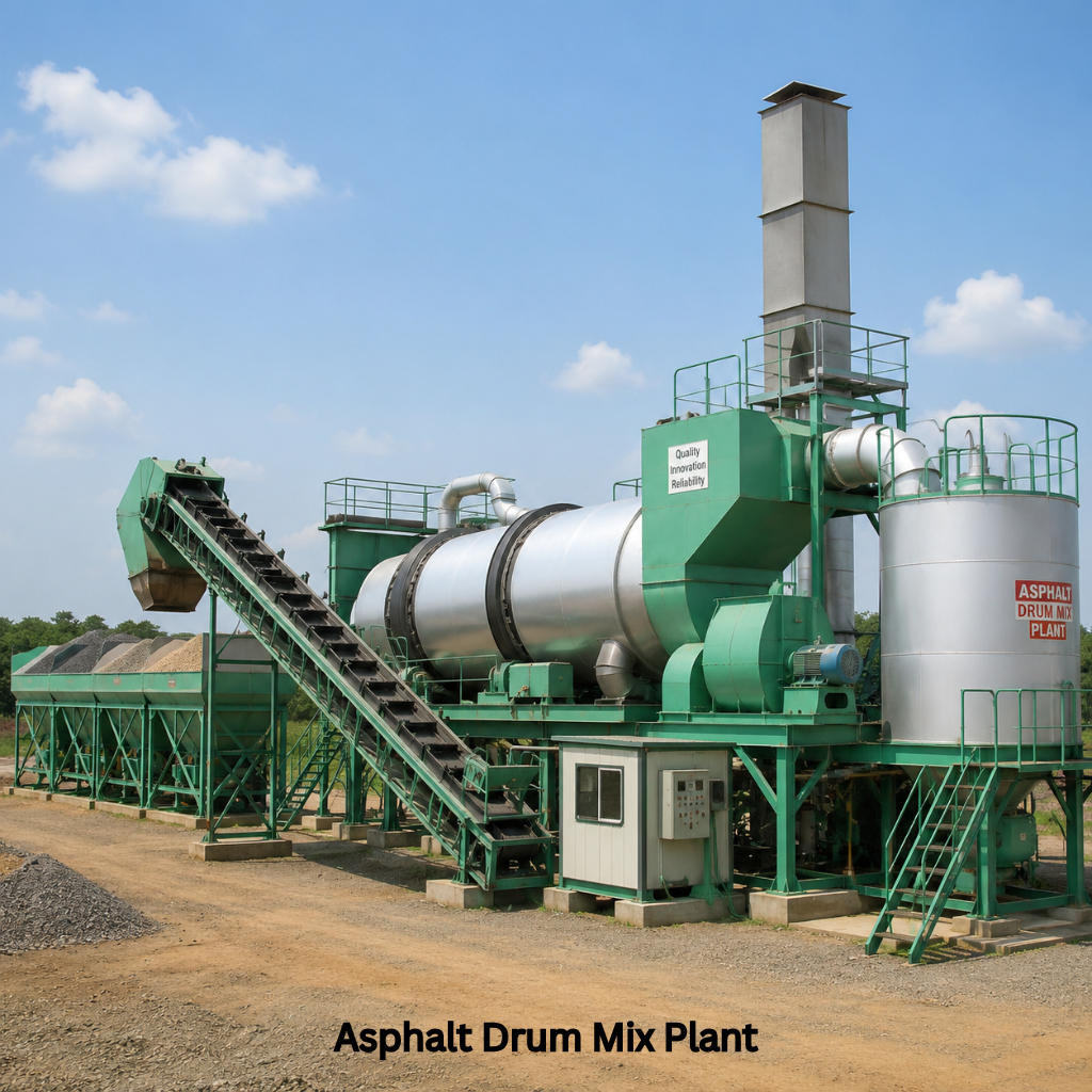 Asphalt drum mix plant