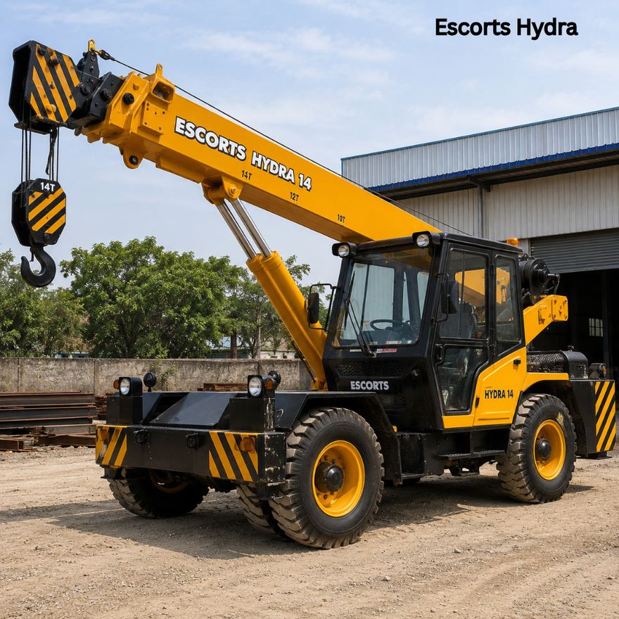 Plant machinery and vehicles at the Mokhada camp, Maharashtra — 3 of 8