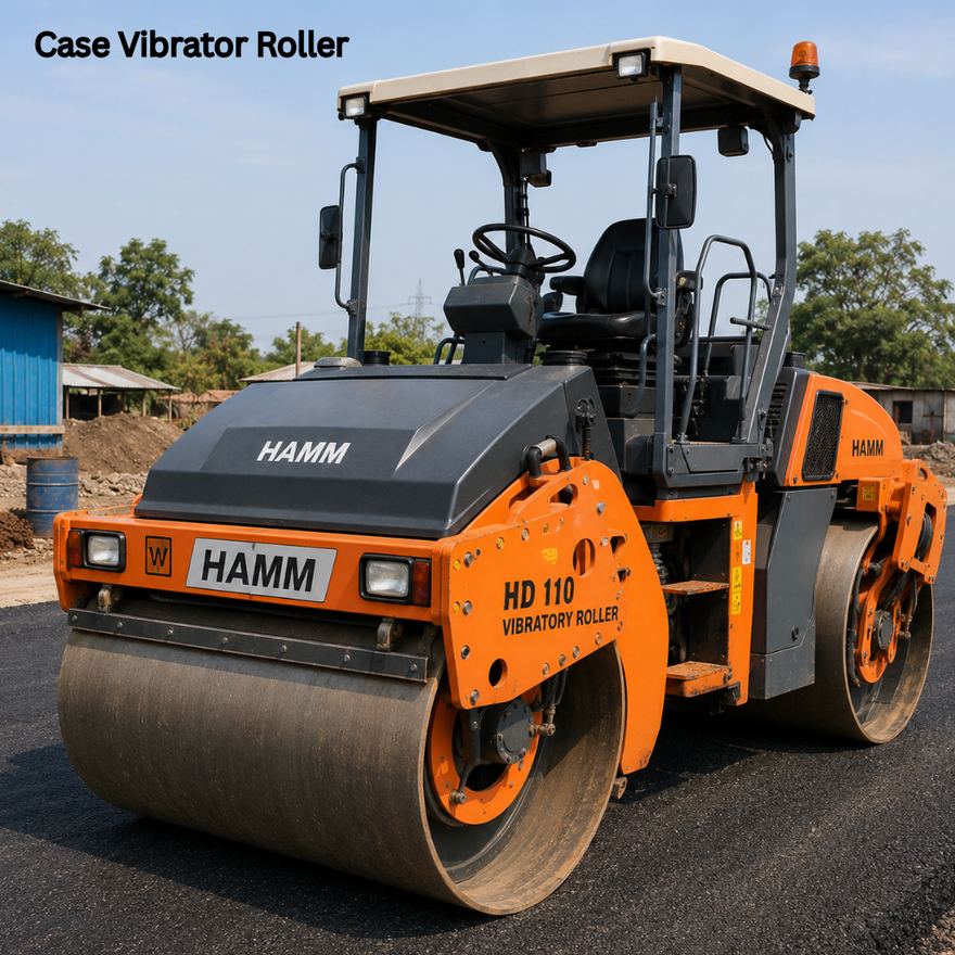 Plant machinery and vehicles at the Mokhada camp, Maharashtra — 4 of 8